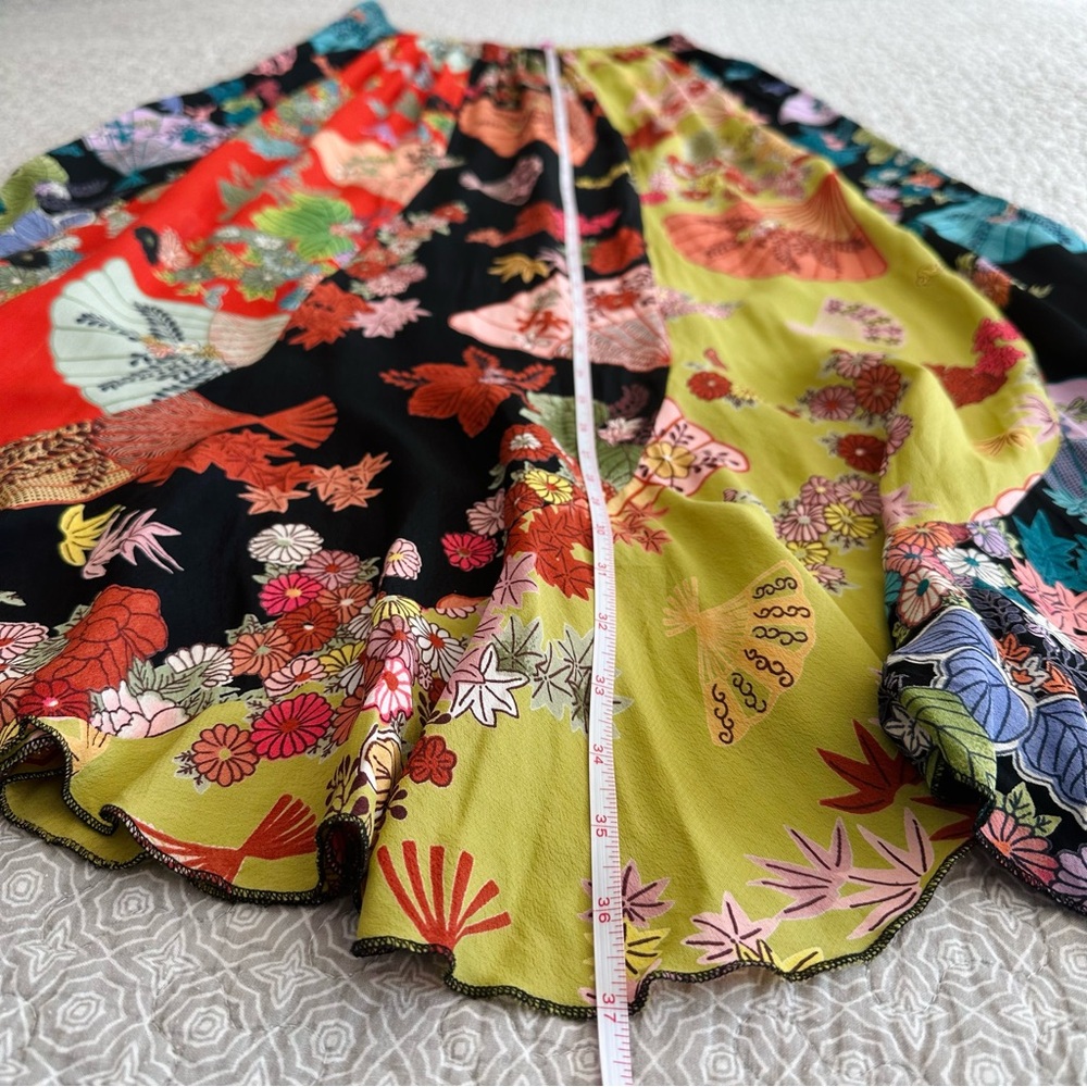 Vintage Sterling Styles Boho Patchwork Rayon Flor… - image 7